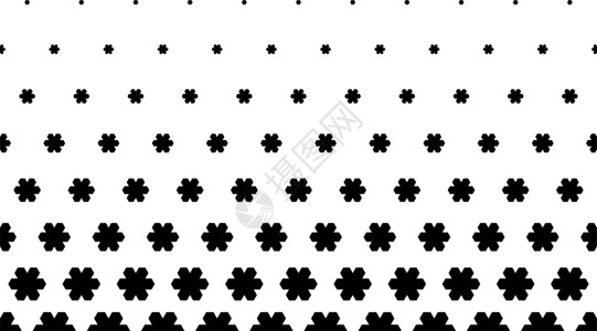 白色背景上的黑色数字的几何图案 带有 SHORT 的可选模式会消失风格马赛克丝带几何学星星解体包装雪花格子坡度插画