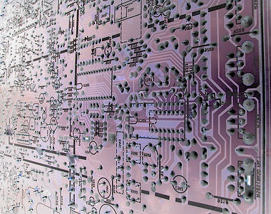 大型 复杂的母板电路系统背景图片