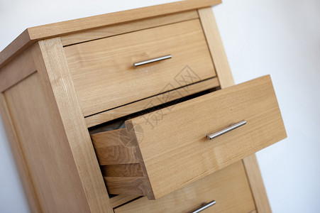 小型木制抽屉箱木头风格装饰贮存抽屉胸部家具把手背景图片