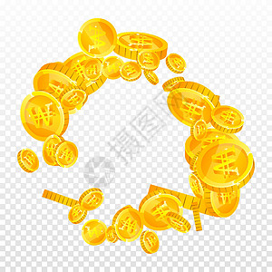 朝鲜人赢的硬币跌落现金墙纸支付大奖金属储蓄金子纸屑金币货币背景图片