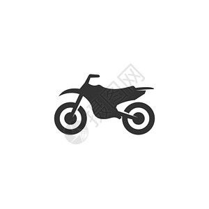 越野图标摩托车图标标识设计车辆运输菜刀摩托发动机插图越野自行车车轮插画