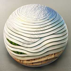 球体抽象建筑背景 白圆形建筑图案金属技术圆顶材料水泥建造白色艺术圆圈背景图片