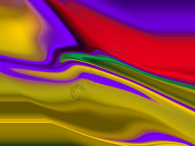 多色多彩的液体散布在表面上方艺术图形多色运动计算机质地彩色黄色背景插图背景图片