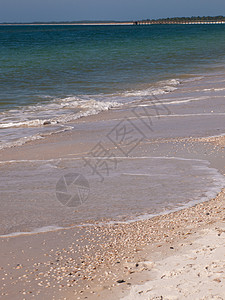 墨西哥海滩海洋白色矿物海岸线假期材料运输液体颗粒岩石背景图片