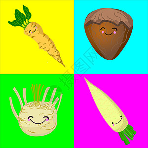 记忆力差学龄前儿童的记忆游戏 一套用于开发和训练儿童记忆力的配对卡片 关于蔬菜主题的明信片 矢量图插画