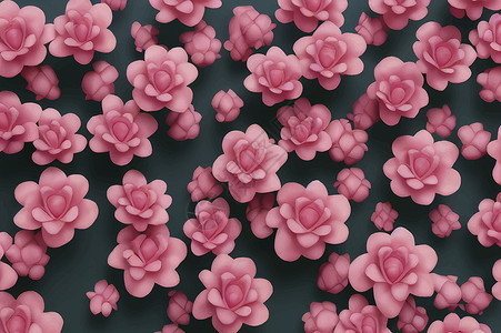 美丽的粉红玫瑰 粉红色玫瑰背景的插图植物学植物群绿色花园粉色花瓣植物背景
