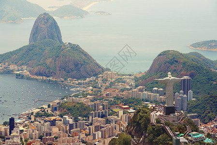 热内卢悬崖雕像高清图片