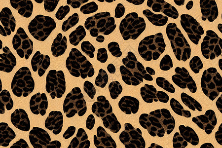 美丽豹纹图案豹皮无缝图案 织物和纺织品的动物指纹背景