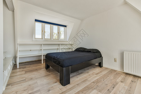 折线图片Mansard卧室 室内设计最小型设计住房复折天花板窗户房子建筑学风格白色房间装饰背景