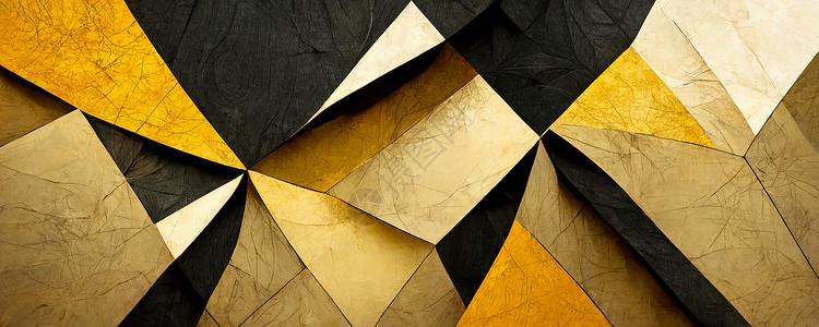 金方形的几何图案 抽象插图背景图片