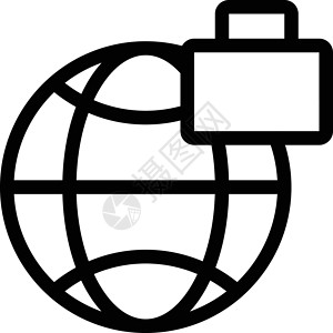 全球环球地球标识公文包网络商务文件夹案例商业外交官工作背景图片