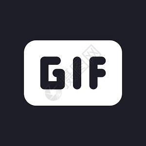GIF 暗模式 glyph ui 图标背景图片