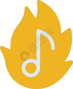音乐玩家圆圈插图商业旋律标识派对烧伤按钮记录背景图片