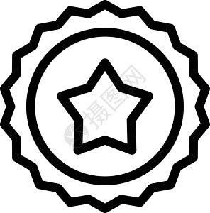 恒星星成员勋章黑色网络评分插图金子徽章冠军横幅背景图片