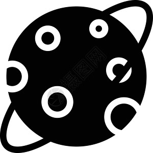 盐土圆圈天文学海报插图科学艺术宇宙卡通片行星天空背景图片