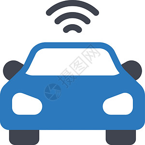 汽车车辆控制雷达互联网旅行无人驾驶技术插图安全传感器背景图片