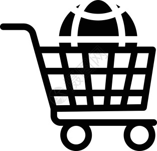 全球环球个性市场电子商务球童店铺贸易灰色互联网零售篮子背景图片