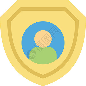 用户网络社会安全插图警卫商业互联网防御徽章男性背景图片