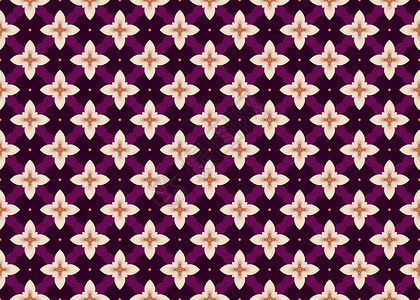 紫色适合图案重复无缝几何设计模式纺织品样本打版墙纸枕头插图织物窗帘艺术紫色背景