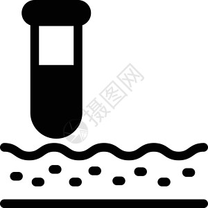 土壤采样素材实验室科学土壤烧杯试管器皿植物叶子生物学烧瓶玻璃插画