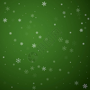 魔法坠落雪雪的圣诞节背景珠宝新年故事绿色艺术雪片墙纸魅力薄片暴风雪背景图片