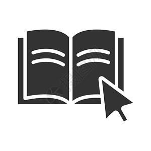 ui启动页设计在白色背景上隔离的电子书矢量字形图标 用于 web 移动应用程序和 ui 设计的电子书股票矢量图标按钮下载界面互联网图书馆读者电设计图片