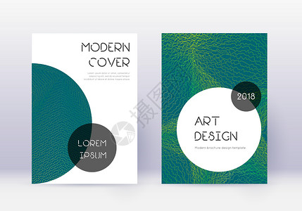 趋势封面设计模板集 绿色摘要l墙纸推介会专辑艺术品工具海报身份证书专利杂志背景图片