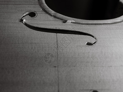 回合剪切和制作小提琴f  洞制作者曲线手工中提琴签名工具云杉音乐商业乐器背景