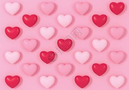 感恩在心海报粉红色背景的情人心 在快乐母亲或情人节贺卡设计上 (笑声)背景