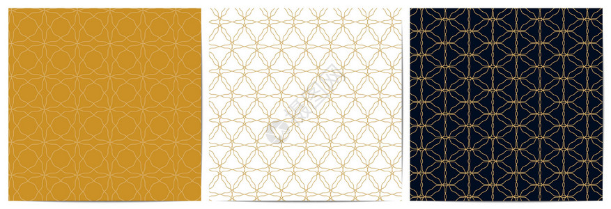 抽象几何图案圆重重叠织物包装奢华艺术纺织品墙纸插图装饰品打印圆圈背景图片