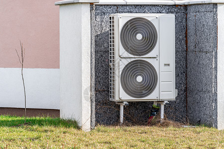 空气能热水家庭住宅的热泵背景