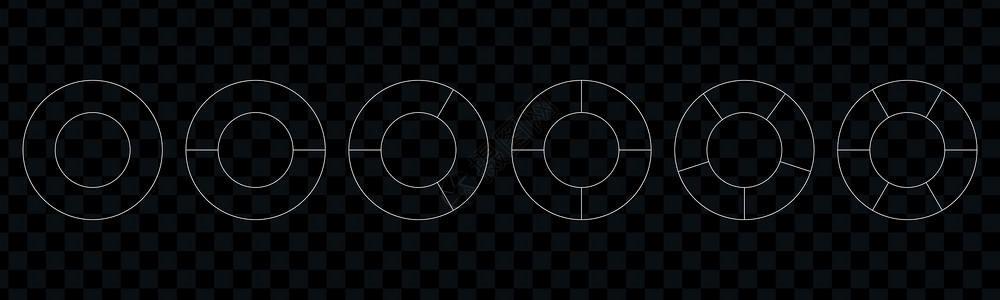 5边形用于数学的分数派 圆形派加上块 片段切片组 简单几何 矢量孤立插图馅饼数据部门统计戒指进步图表信息车轮桌子设计图片