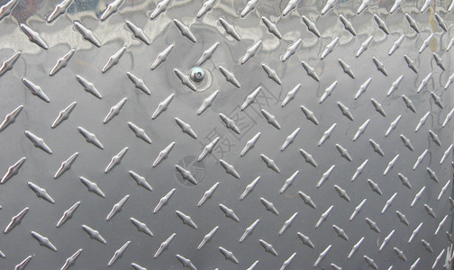 钻石板钢盘子建造制造业灰色背景图片