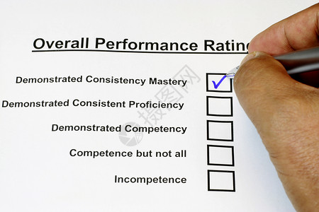 员工绩效评估申诉表总体绩效评级表 (单位 千分)背景