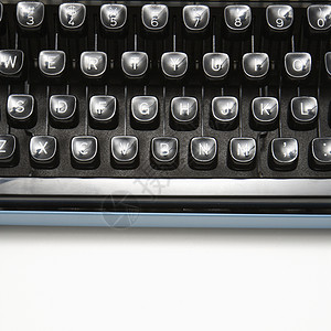 键盘打字机钥匙正方形商业杠杆字母古董类型机械机器背景图片