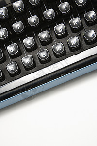 键盘打字机钥匙古董机器类型杠杆机械商业字母背景图片