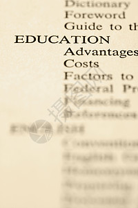 教育内容表黄色焦点概念参考棕褐色选择性文本目录知识指导背景图片