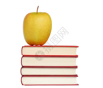 书上有苹果背景图片