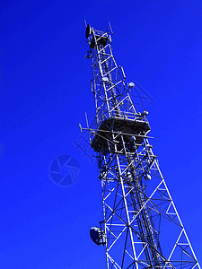 天线电话盘子电报电讯信号收音机发射机卫星背景图片