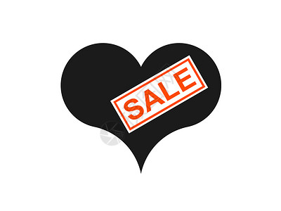 用于出售的爱情广告宣言插图公告招牌账单简介红色流通性白色背景图片