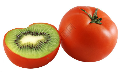 不合逻辑的Kiwi 番茄背景
