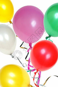 多彩气球派对喜悦庆典生日背景图片