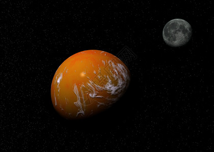 太阳能系统星星月球太阳天空插图月亮背景图片