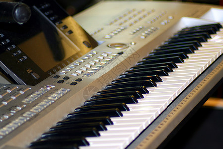 键盘技术游乐乐器钢琴器材音乐设备背景图片
