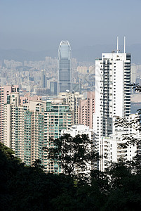 香港建筑架构背景图片