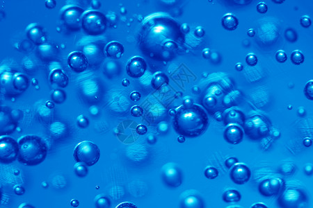 泡泡背景浮力空气蓝色漂浮液体圆形青色水池背景图片