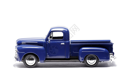 蓝色玩具车 取款卡车背景图片