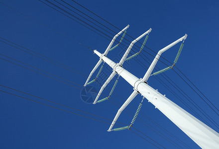 电力行业素材白电金牌和电线行业电压收费电力工程蓝天天空活力电气金属背景