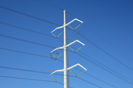 电力行业素材白电金牌和电线线条电气白色天空电缆工程电压电力行业工业背景