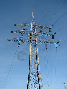 供电线路技术补给金属活力背景图片